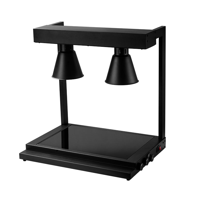 Edicel Triple Head Infrared Heat Lamp Station | Buffet & Catering Warming