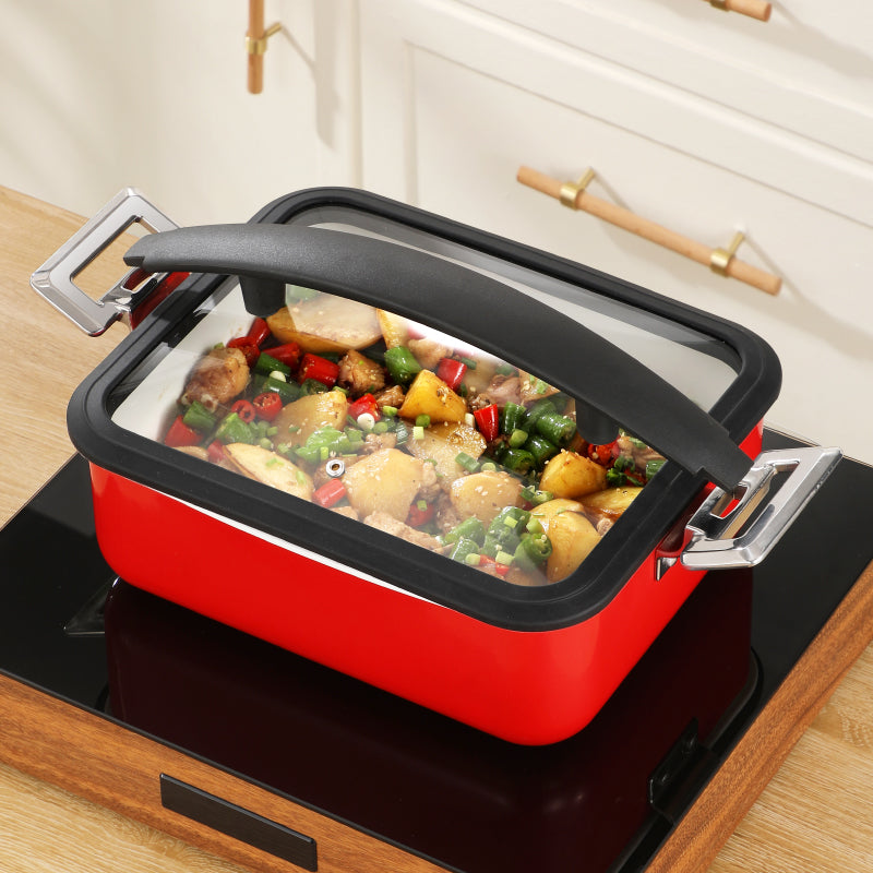 5L Insert Lid Round Stainless Steel Chafing Dish for Hotel Buffet & Catering