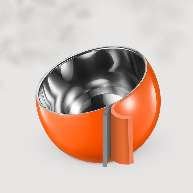 Stainless Steel Slanted Double Layer Salad Bowl